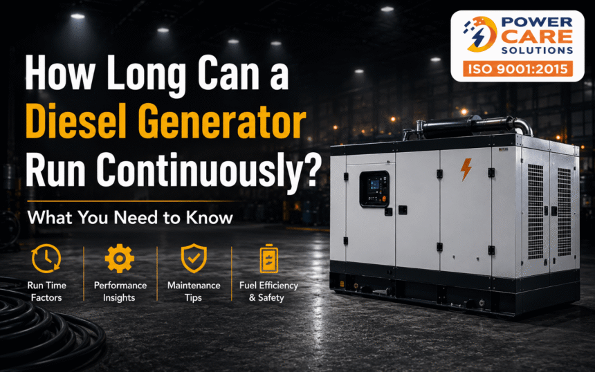 How Long Can a Diesel Generator Run Continuously